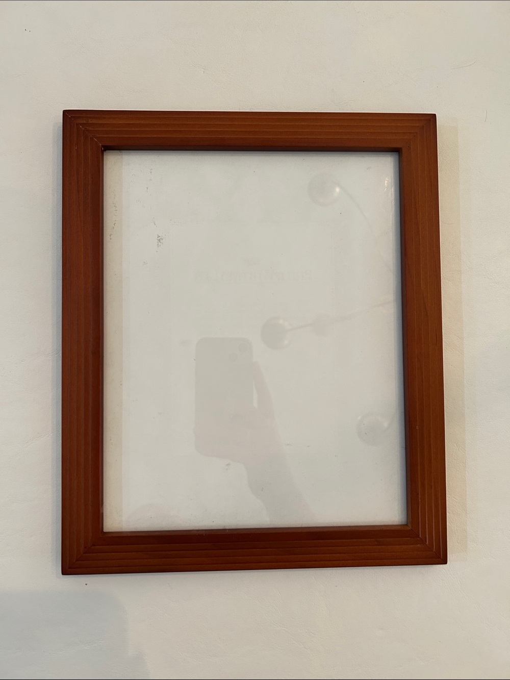 Wood Frame Photo Frame in Warm Brown